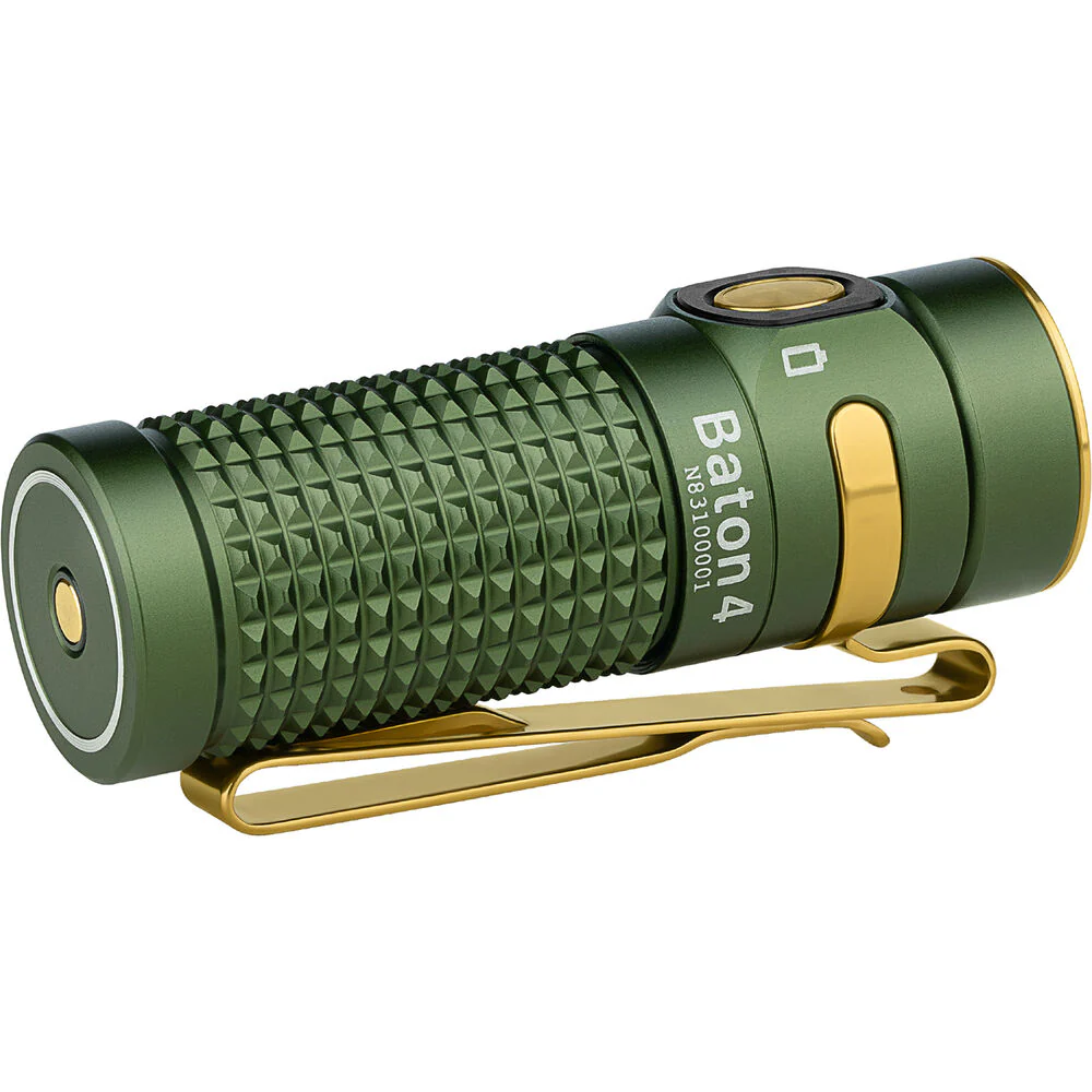 Olight Baton 4 Rechargeable Flashlight (OD Green) - Image 2