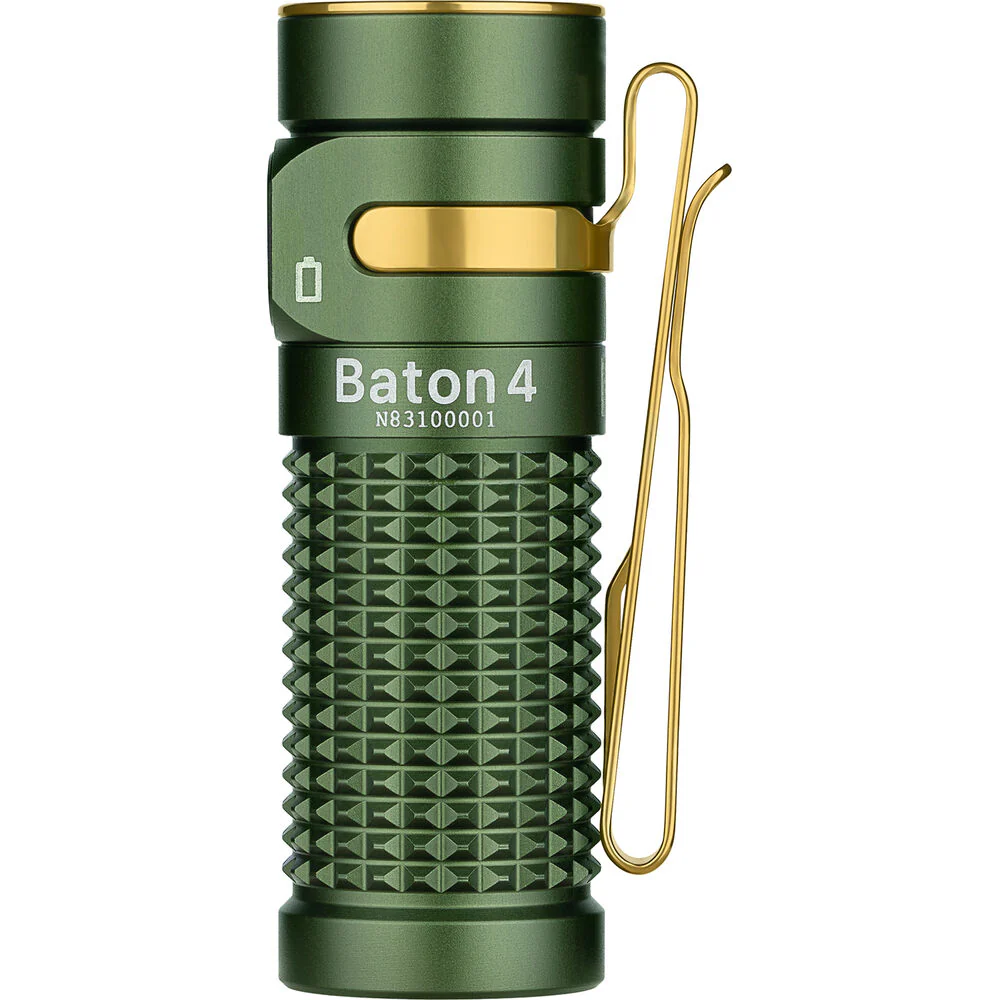 Olight Baton 4 Rechargeable Flashlight (OD Green) - Image 5