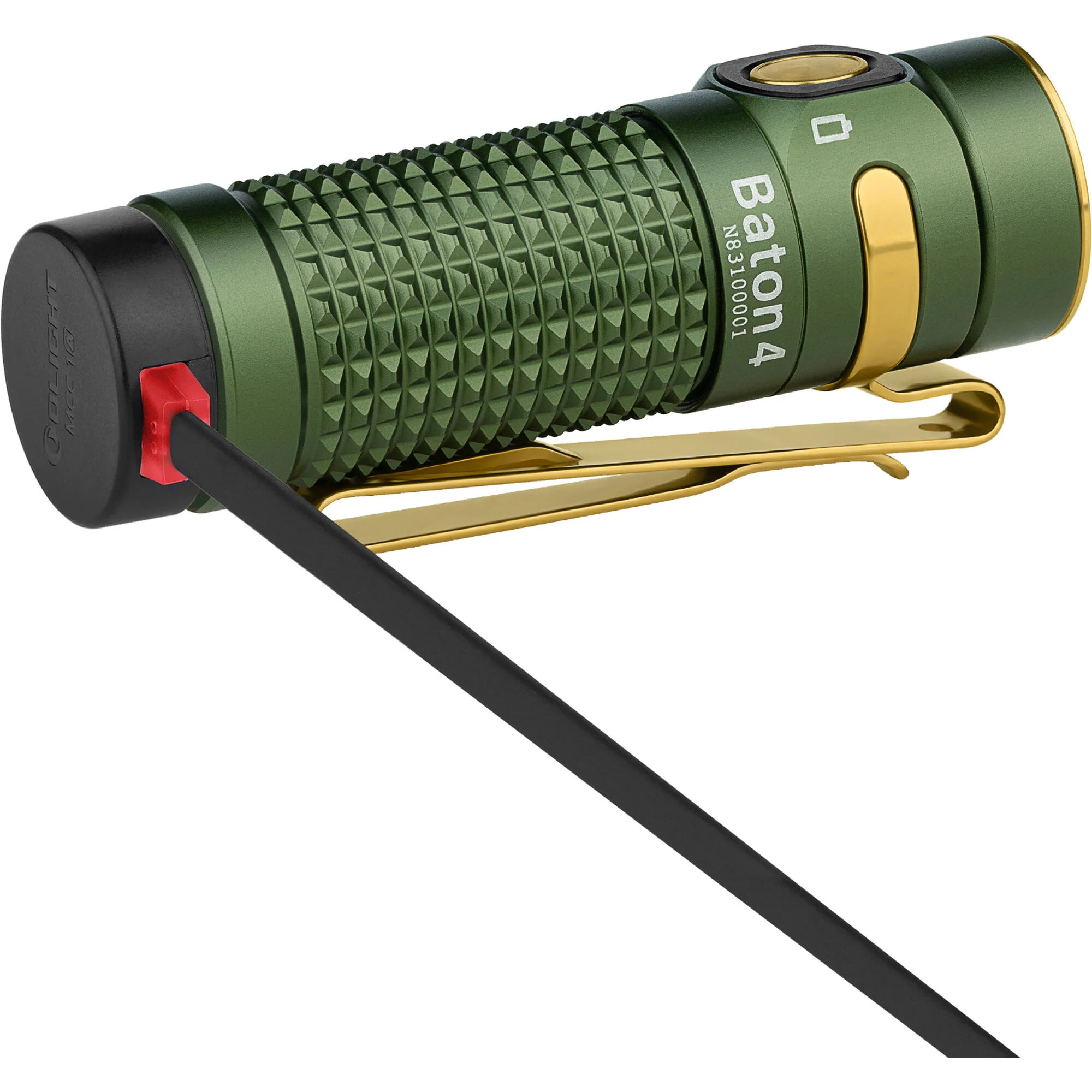 Olight Baton 4 Rechargeable Flashlight (OD Green) - Image 6
