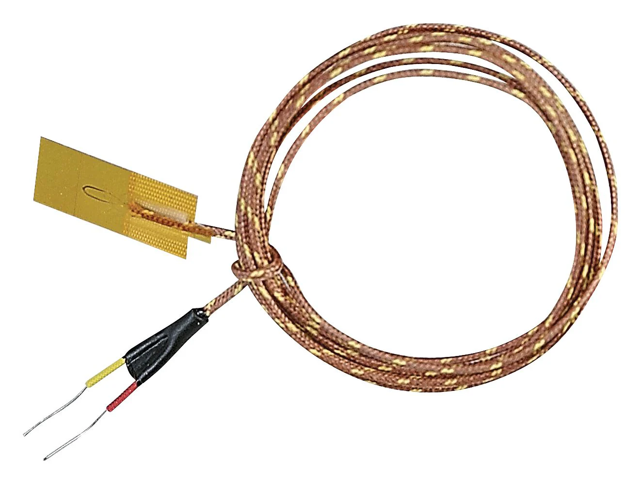 OMEGA SA1XL-KI-3M Thermocouple, Self-Adhesive, K, 0 °C, 315 °C, 120 ", 3 m