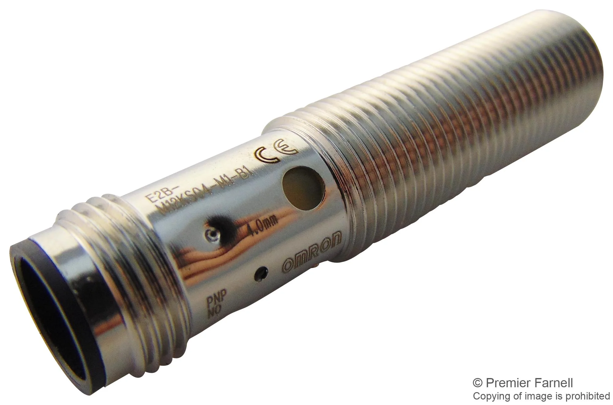 Omron E2B-M12KS04-M1-B1 OMS E2B-M12KS04-M1-B1 OMS Inductive Proximity Sensor Cylindrical E2B Series M12 4 mm PNP-NO 10 V to 30 Connector - Image 3