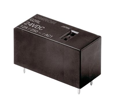 OMRON ELECTRONIC COMPONENTS G2RL-2-PW1 DC12 Power Relay, SPDT, 12 VDC, 8 A, G2RL Series, Through Hole, Non Latching