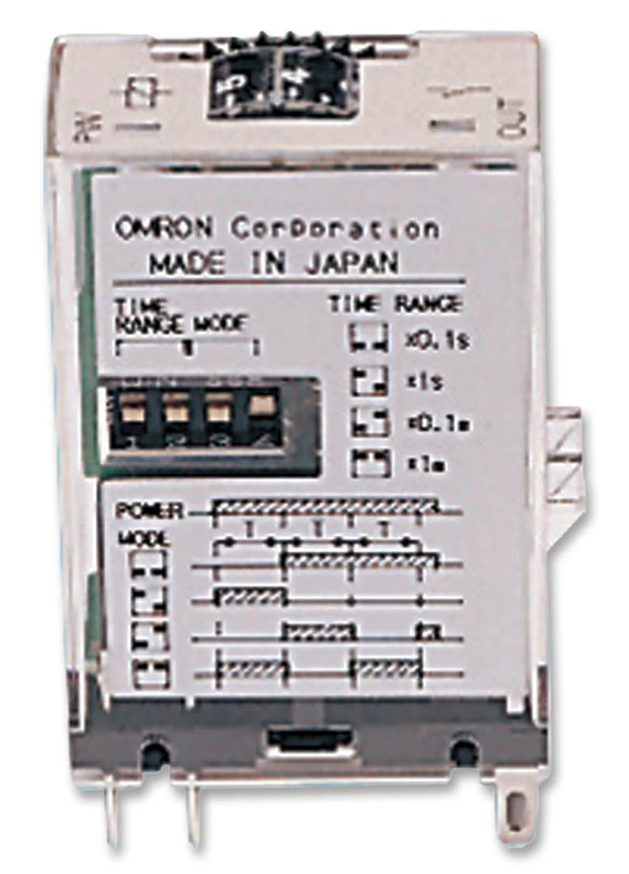 OMRON INDUSTRIAL AUTOMATION H3RN-1 12VDC Analogue Timer, Ultra Slim, H3RN Series, Multifunction, 4 Ranges, 0.1 s, 10 min, Solid State