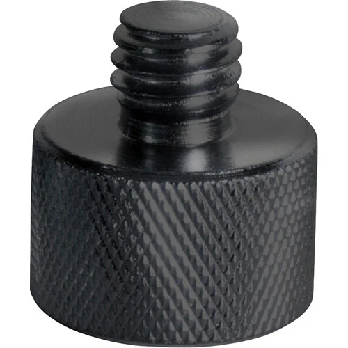 On-Stage 3/8" Male to 5/8" Female Adapter (Black) - Image 3