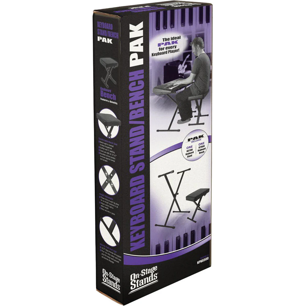 On-Stage Keyboard Stand And Bench Pack - Image 5