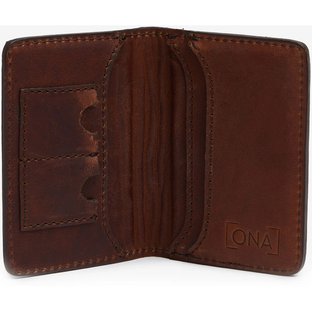 ONA Business/Credit Card Wallet (Antique Cognac) - Image 3