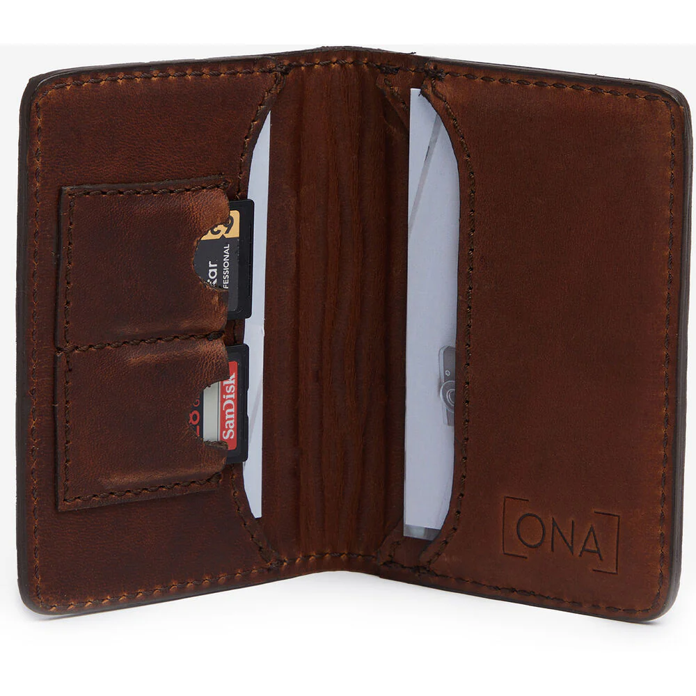 ONA Business/Credit Card Wallet (Antique Cognac) - Image 4