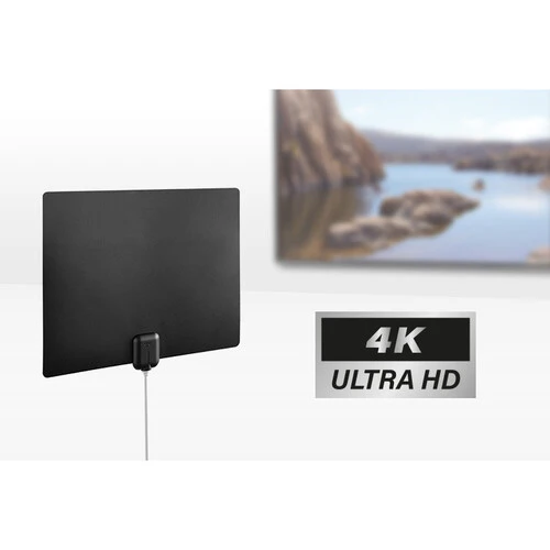 One For All 15584 60-Mile Amplified Flat Indoor HDTV Antenna - Image 4