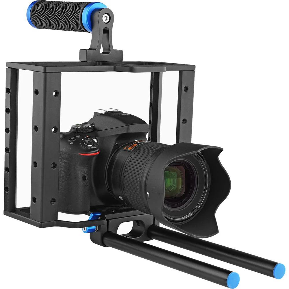 Opteka CXS-500 X-Cage Pro with Handgrip and Rail System - Image 3