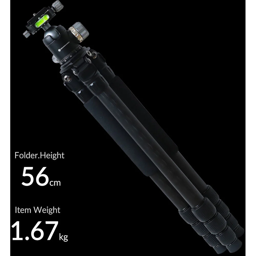 ORANGEMONKIE Tripod130 Premium Carbon Fiber Tripod with Ball Head - Image 2