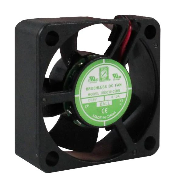 ORION FANS OD3010-05MB02A DC Axial Fan, 5 V, Square, 30 mm, 10 mm, Ball Bearing, 4 CFM - Image 3