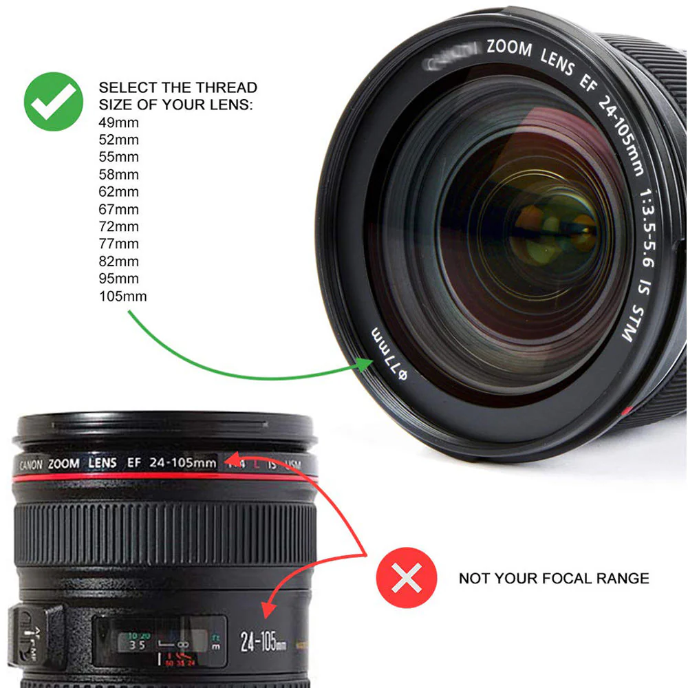Outex Front Glass for Underwater Camera Cover (77mm Filter Thread) - Image 3