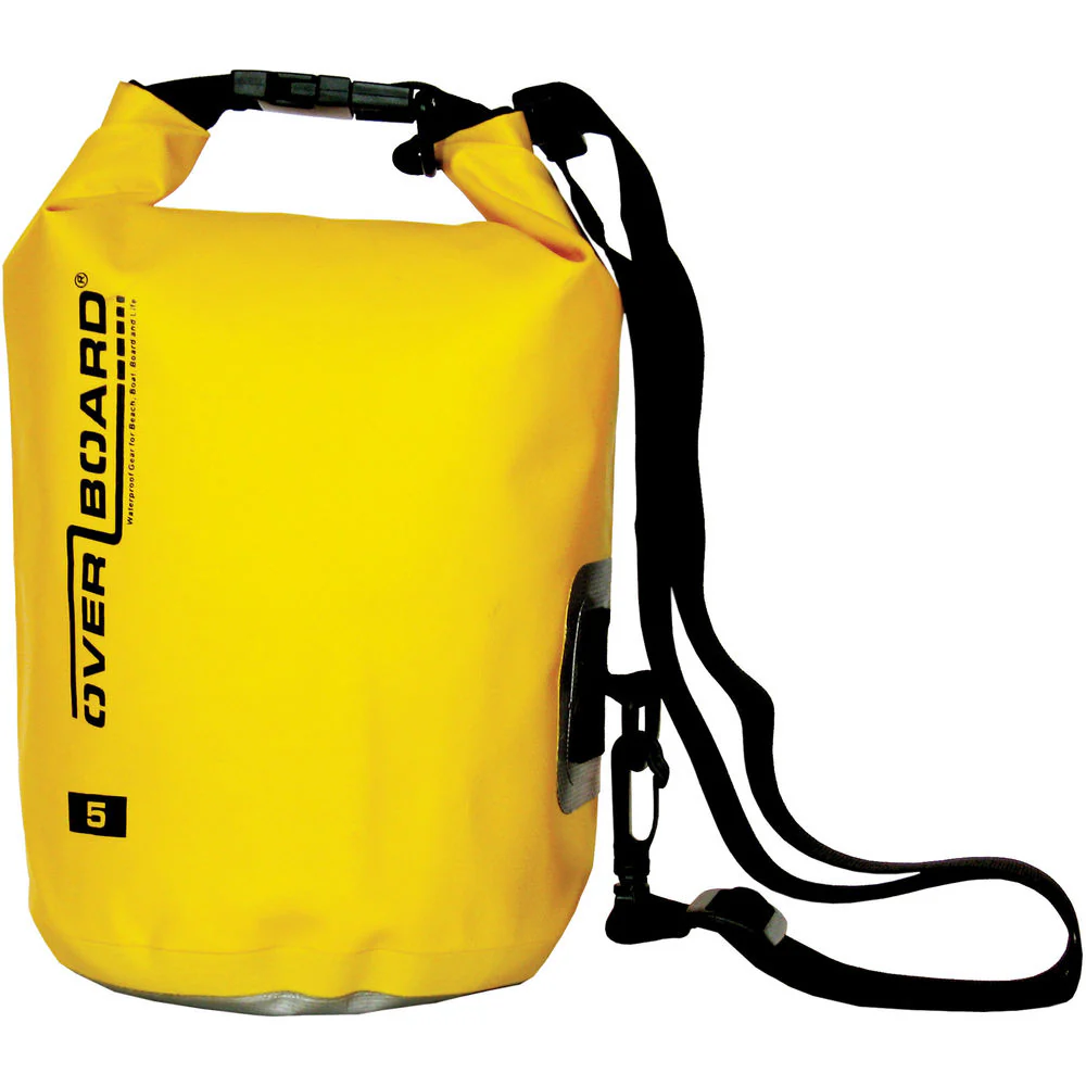 OverBoard Waterproof Dry Tube Bag, (5L, Yellow) - Image 2