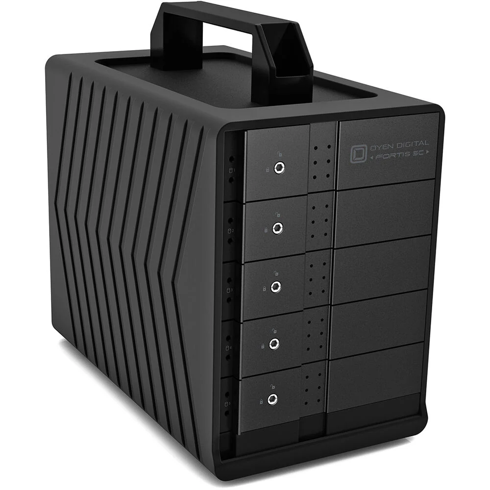 Oyen Digital Fortis 5C 120TB 5-Bay USB 3.2 Gen 2 External Drive Array (5 x 24TB) - Image 2