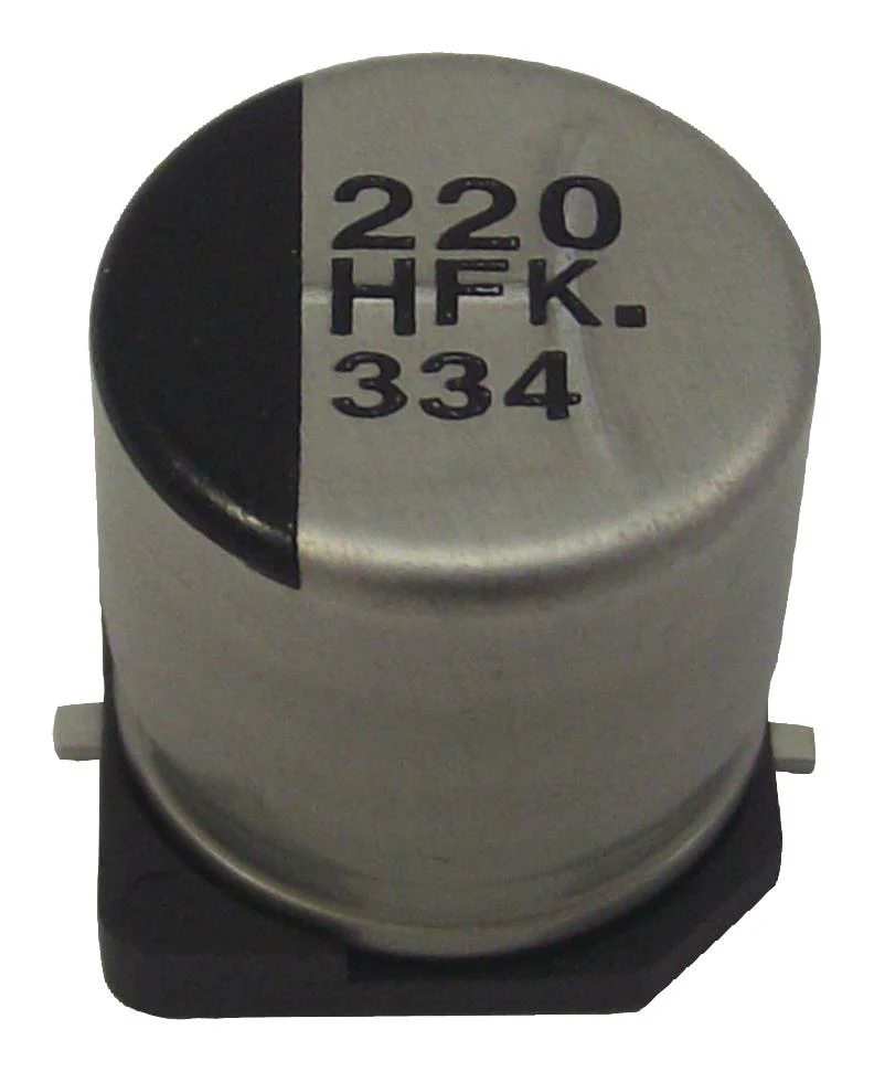 Panasonic EEE1VA221P SMD Aluminium Electrolytic Capacitor Radial Can - 220 µF 35 V 2000 Hours @ 85°C Polar