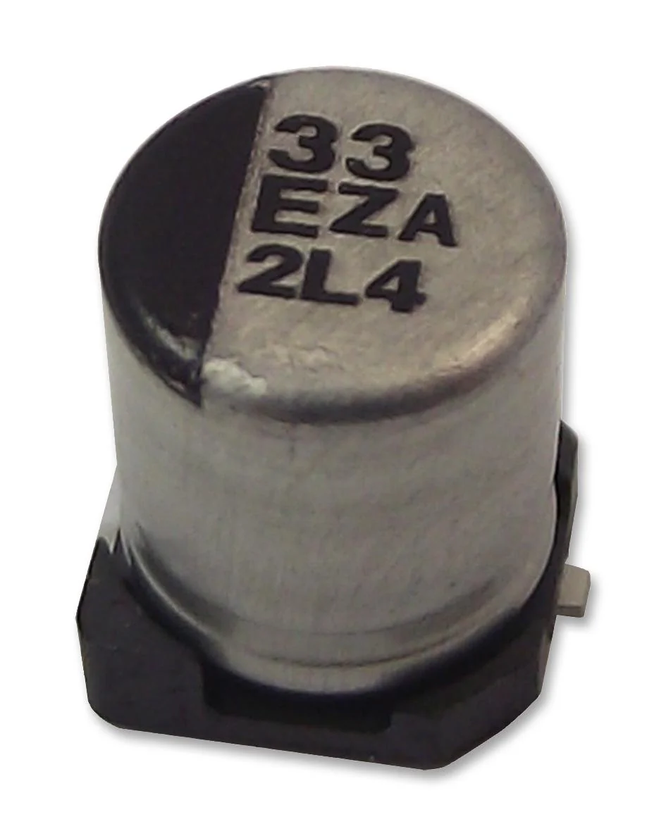 PANASONIC EEHZC1J100P Hybrid Aluminium Electrolytic Capacitor, Hybrid Polymer, 10 µF, ± 20%, 63 V, Radial Can - SMD