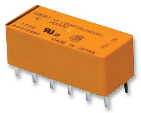 PANASONIC ELECTRIC WORKS S4EB-24V General Purpose Relay, S Series, Power, Non Latching, 4PST-NO, 24 VDC, 4 A