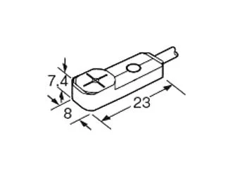 PANASONIC GX-F8B-P Sensor, Inductive Proximity, 2.5 mm, PNP, 12 VDC to 24 VDC, GX-F Series - Image 2