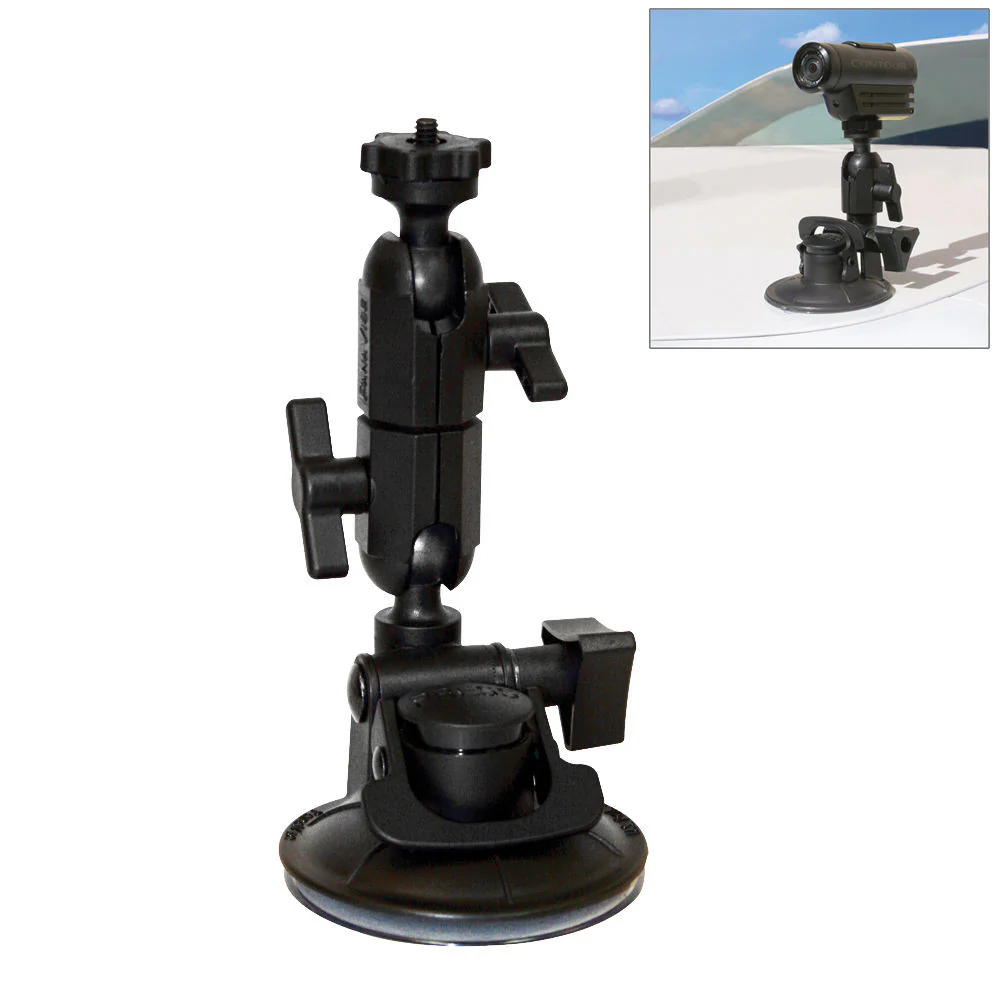 PANAVISE ActionGrip 3-N-1 Suction Cup Action Cam Mount Kit - Image 4