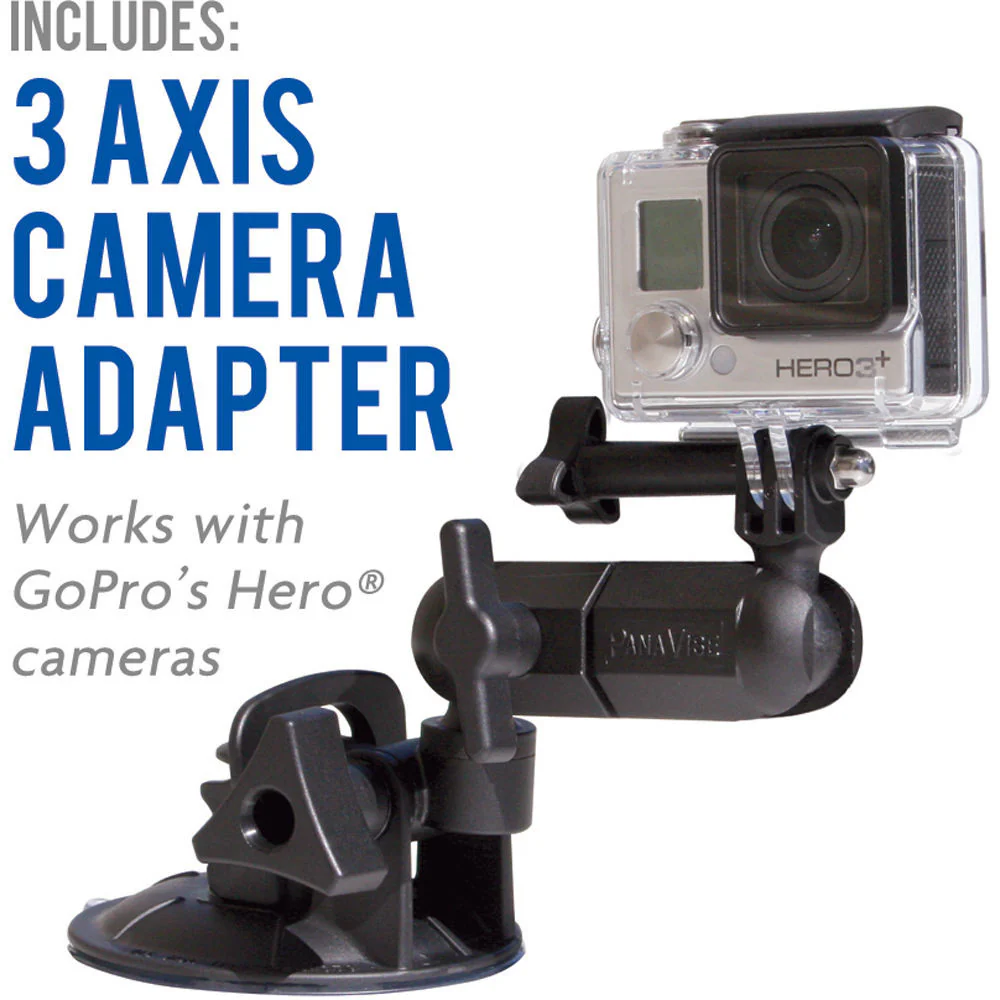 PANAVISE ActionGrip 3-N-1 Suction Cup Action Cam Mount Kit - Image 9