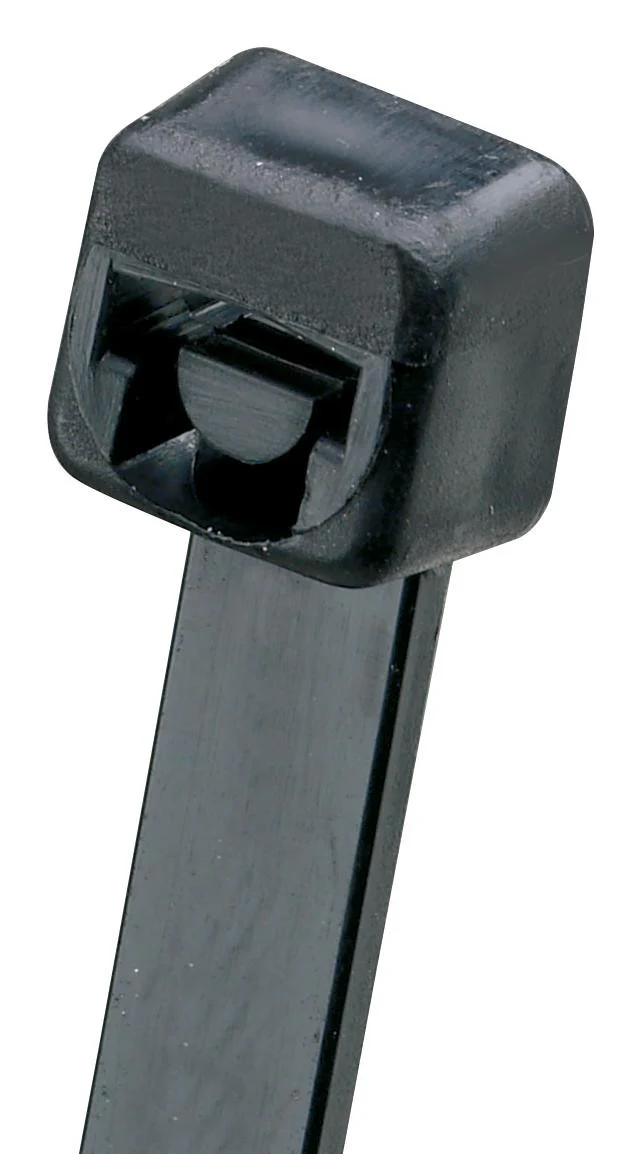 PANDUIT PLT1.5M-M0 Cable Tie, Pan Ty® Locking, Nylon 6.6 (Polyamide 6.6), Black, 142 mm, 2.5 mm, 32 mm, 18 lb