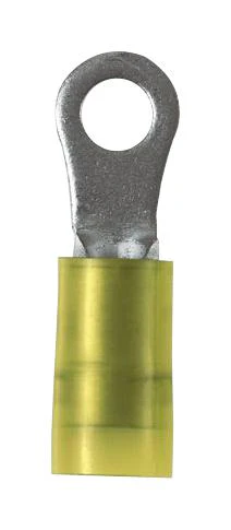 Panduit PN12-8HDR-D Terminal Ring Tongue #8 12AWG Yellow