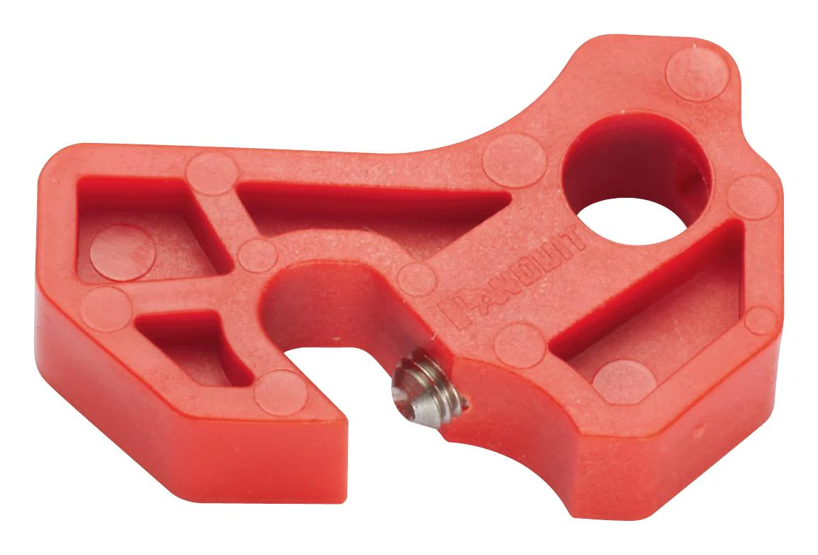 Panduit PSL-MCB Lockout Device Circuit Breaker Red Miniature Stainless Steel Nylon Universal