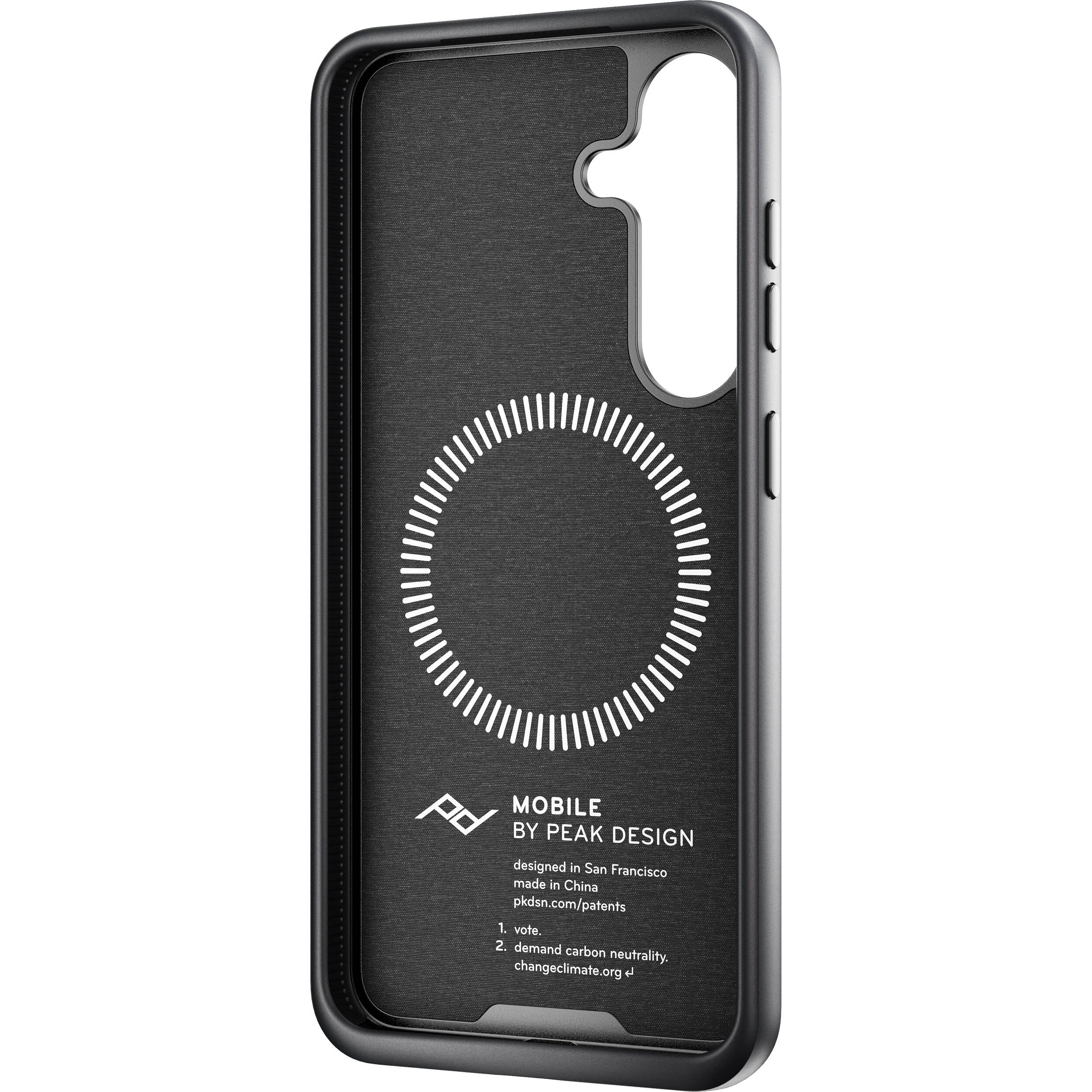 Peak Design Everyday Fabric Case for Galaxy S25 (Charcoal) - Image 6