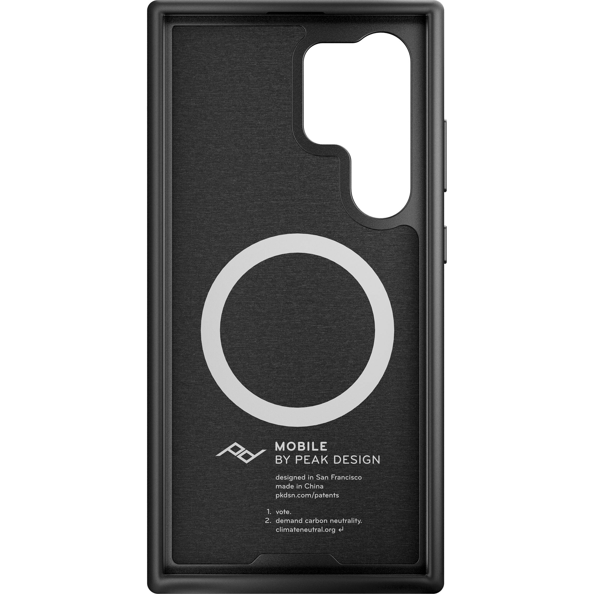Peak Design Everyday Fabric Case Samsung Galaxy S24 Ultra (Charcoal) - Image 4