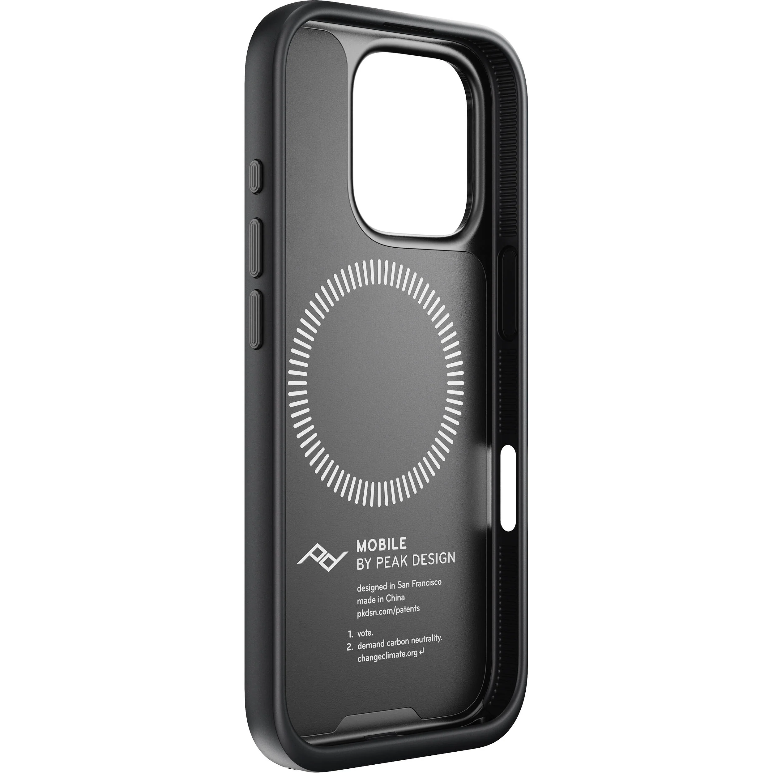 Peak Design Mobile Everyday Clarino Case for iPhone 16 Pro (Black) - Image 4