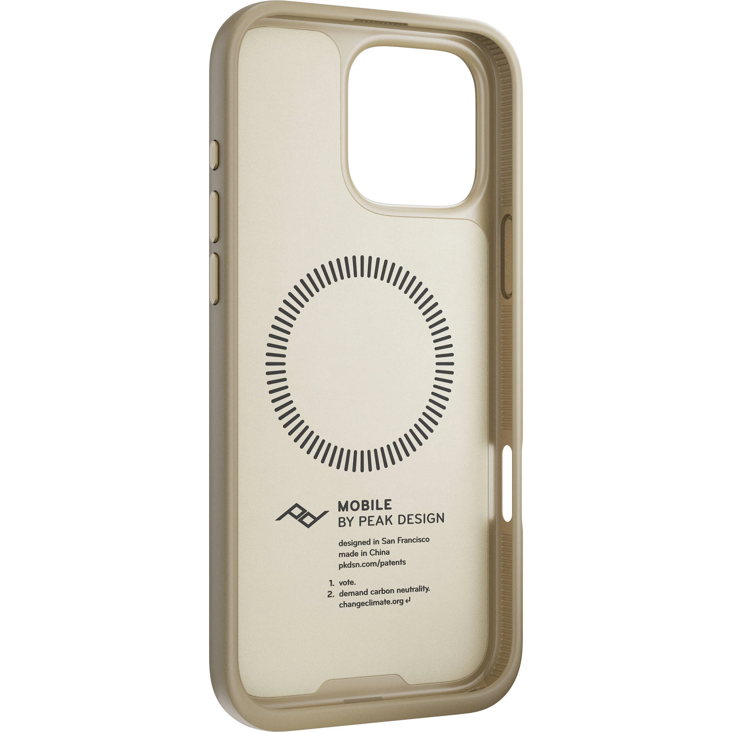 Peak Design Mobile Everyday Clarino Case for iPhone 16 Pro Max (Bone) - Image 4