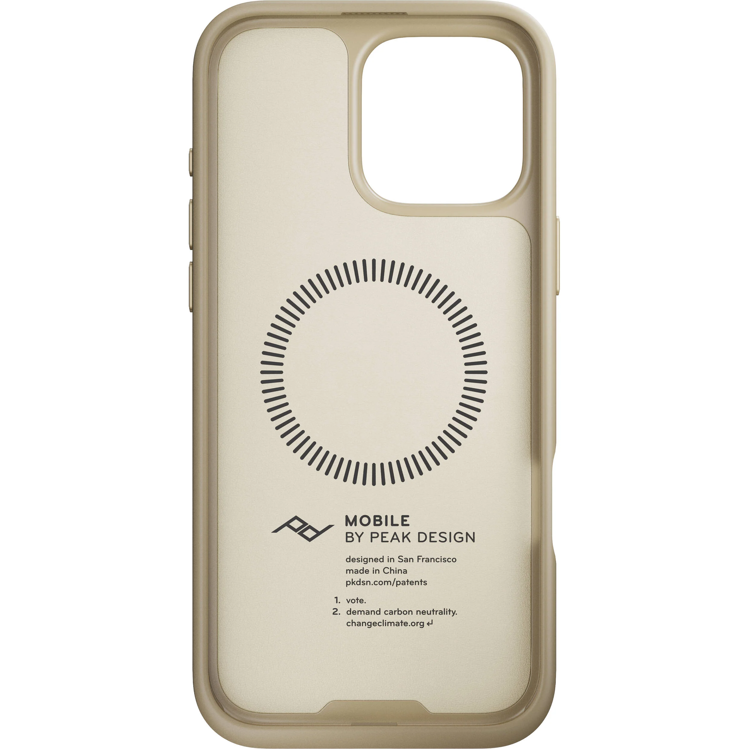 Peak Design Mobile Everyday Clarino Case for iPhone 16 Pro Max (Bone) - Image 5