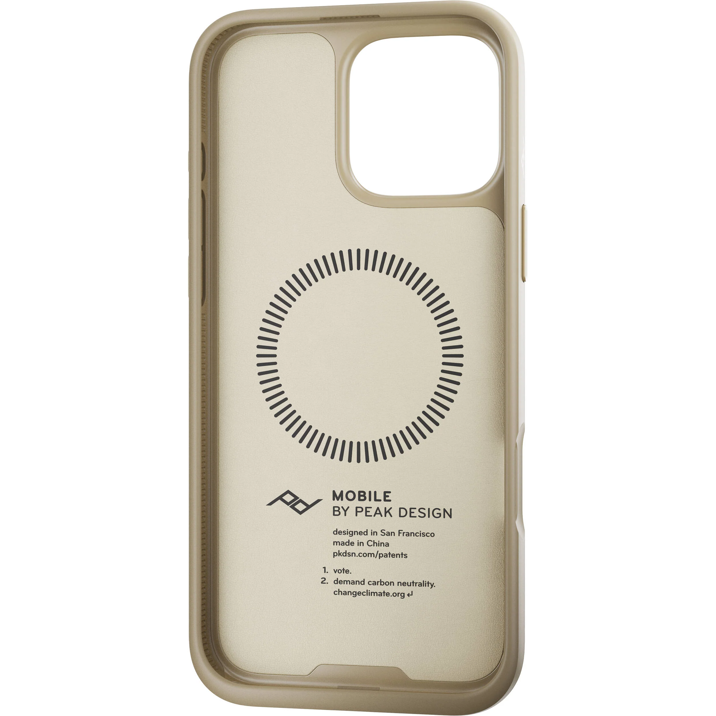 Peak Design Mobile Everyday Clarino Case for iPhone 16 Pro Max (Bone) - Image 6