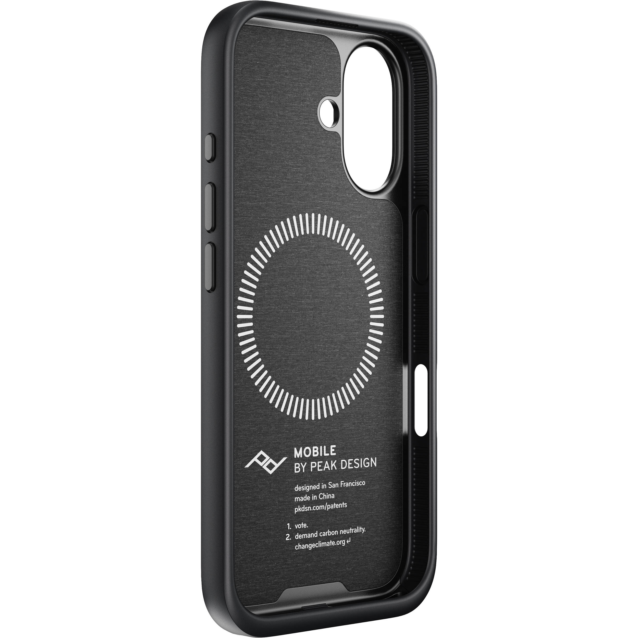 Peak Design Mobile Everyday Fabric Case for iPhone 16 (Charcoal) - Image 4