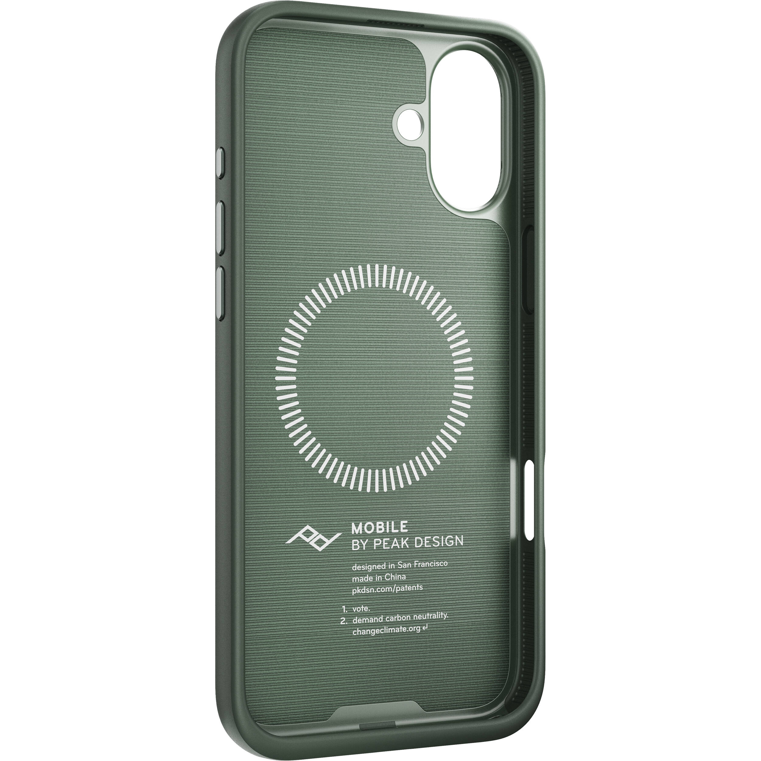 Peak Design Mobile Everyday Fabric Case for iPhone 16 Plus (Sage) - Image 4