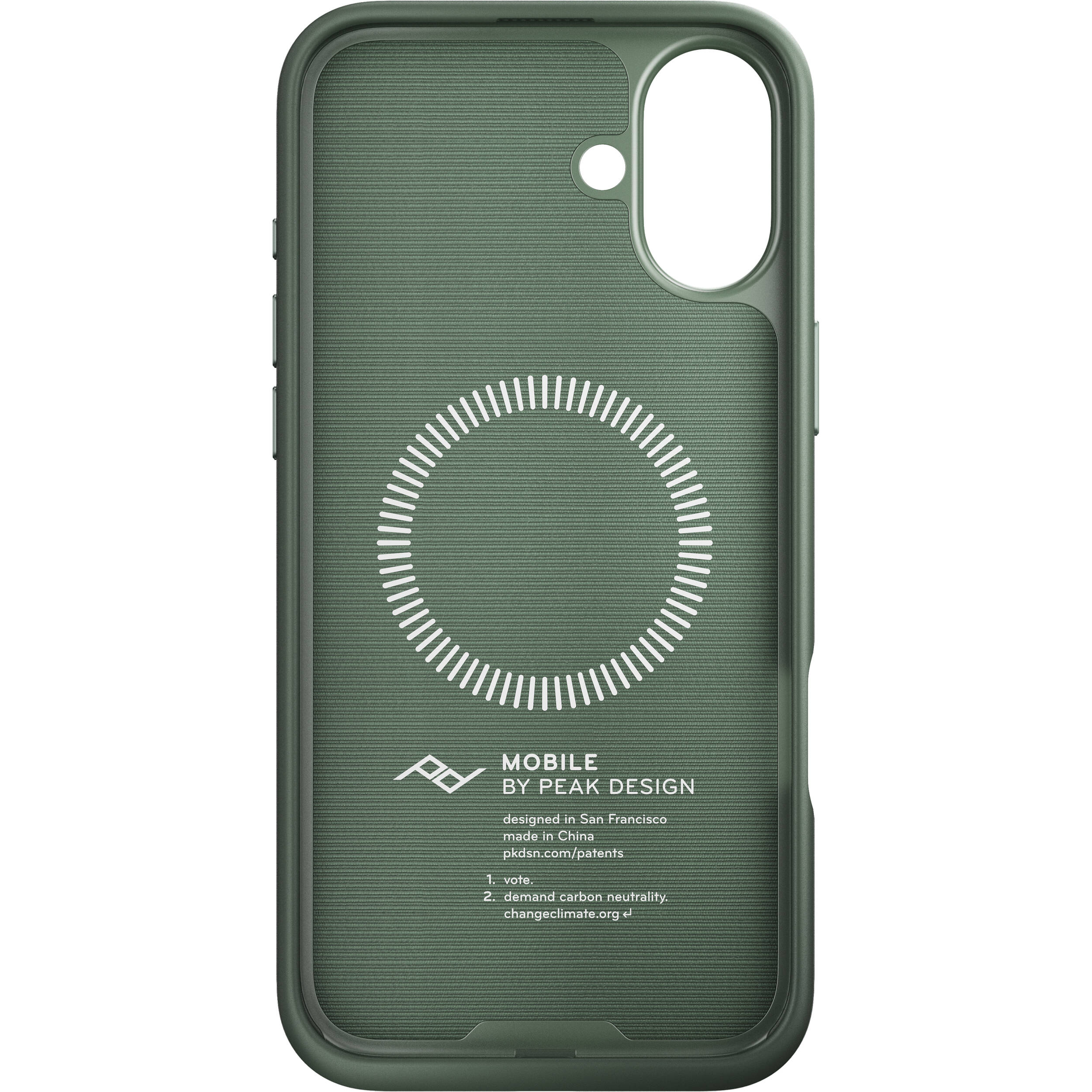 Peak Design Mobile Everyday Fabric Case for iPhone 16 Plus (Sage) - Image 5
