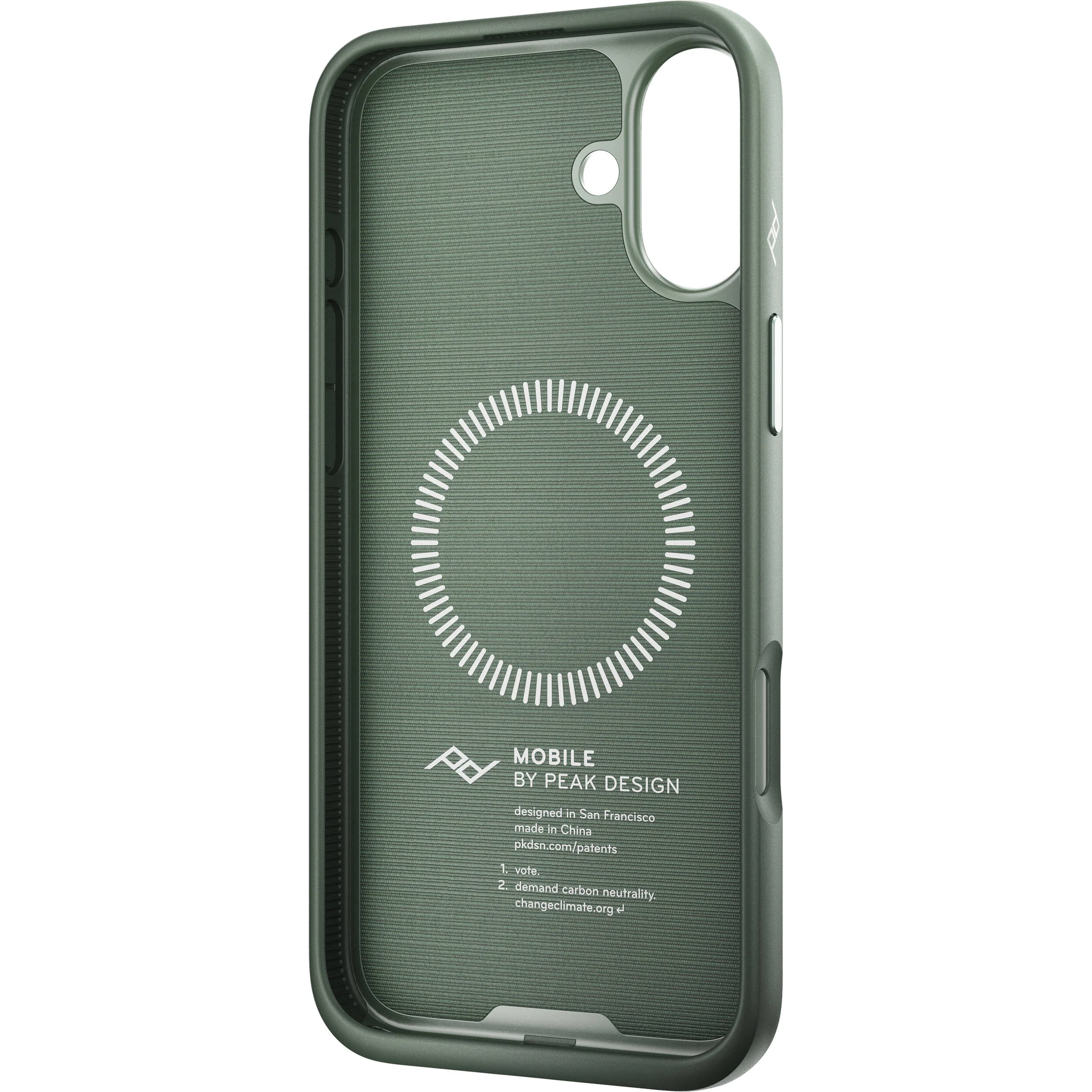 Peak Design Mobile Everyday Fabric Case for iPhone 16 Plus (Sage) - Image 6