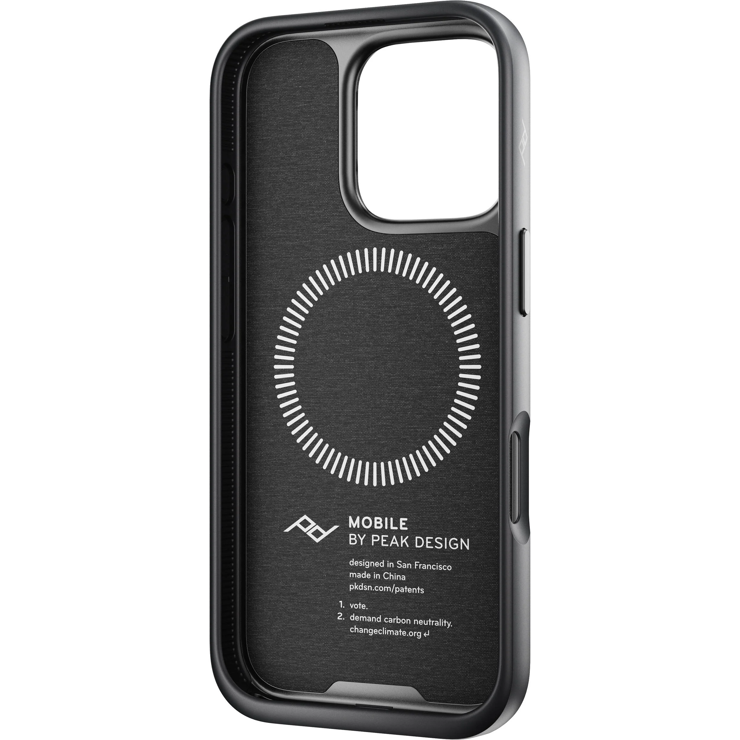 Peak Design Mobile Everyday Fabric Case for iPhone 16 Pro (Charcoal) - Image 6