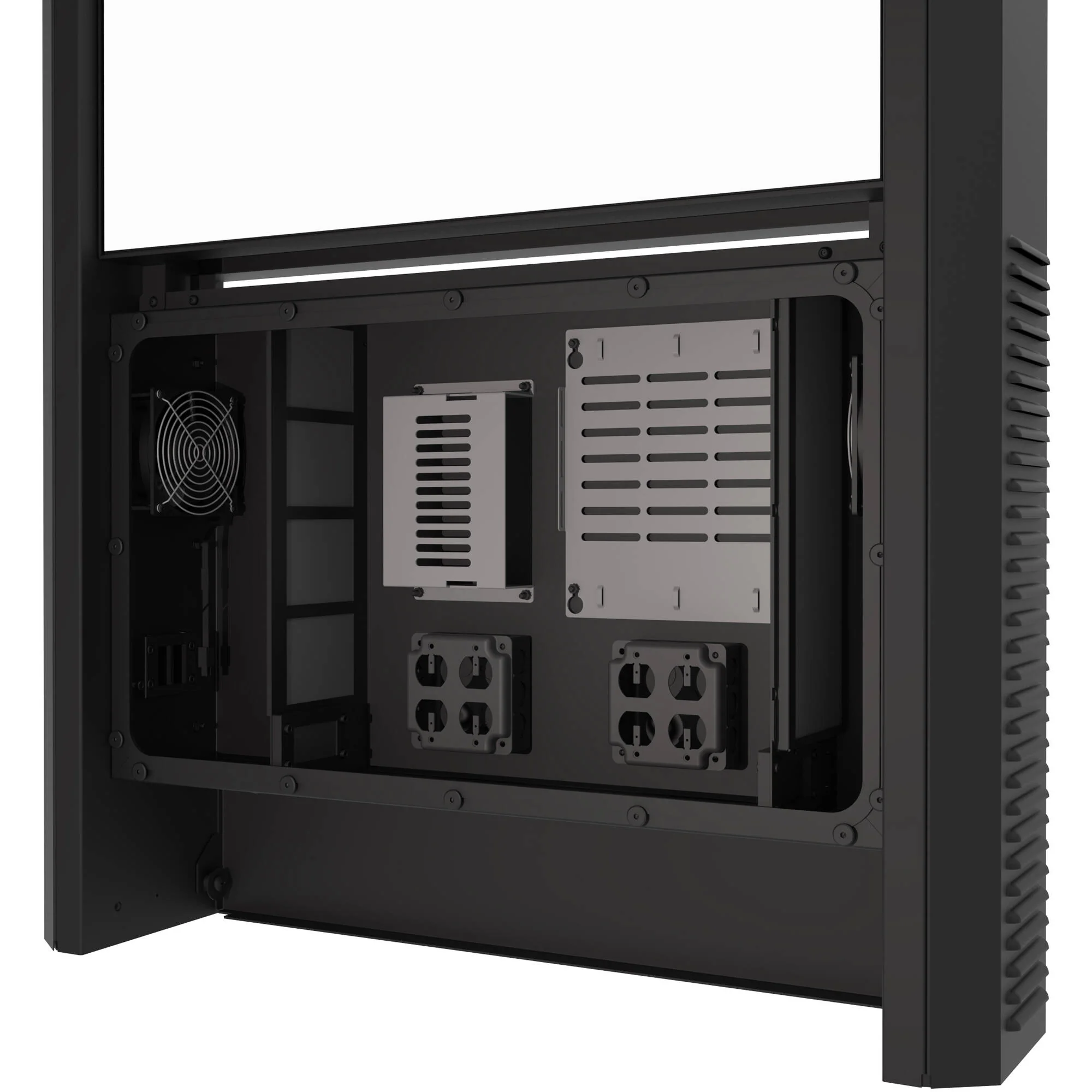 Peerless-AV Dual-Sided Smart City Kiosk with 55" Displays and Speakers (Silver) - Image 5
