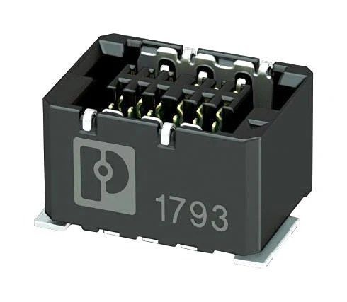 PHOENIX CONTACT 1043711 PCB Receptacle, Board-to-Board, 0.8 mm, 2 Rows, 32 Contacts, Surface Mount 1043711, FP 0,8/ 32-FV-SH 4,85