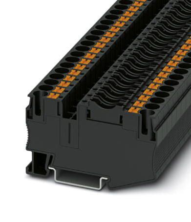 PHOENIX CONTACT 3212166 Fused Terminal Block, Flat, 2 Ways, 6 mm², Push In, 30 A