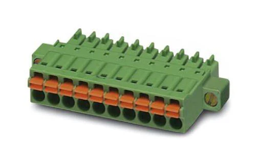 Phoenix Contact FMC 15/10-STF-35 FMC 15/10-STF-35 Pluggable Terminal Block 3.5 mm 10 Ways 24AWG to 16AWG 1.5 mm² Push In 8 A
