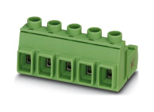 Phoenix Contact GIC 25 HCV/ 4-ST-762 Pluggable Terminal Block Inverted 7.62 mm 4 Ways 24AWG to 12AWG 2.5 mm² Screw 16 A