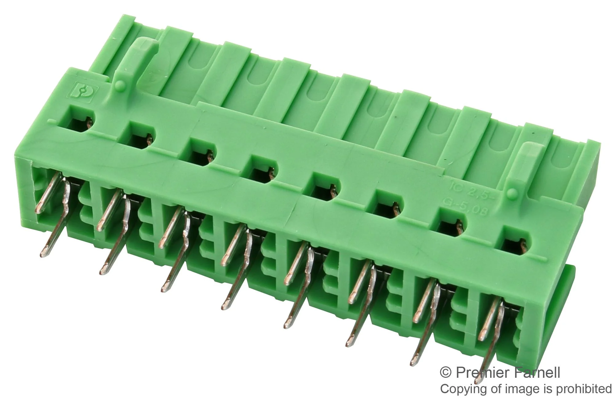Phoenix Contact ICV 25/ 8-G-508 ICV 8-G-508 Terminal Block Socket 5.08 mm 8 Ways 12 A 320 V Through Hole Vertical - Image 2