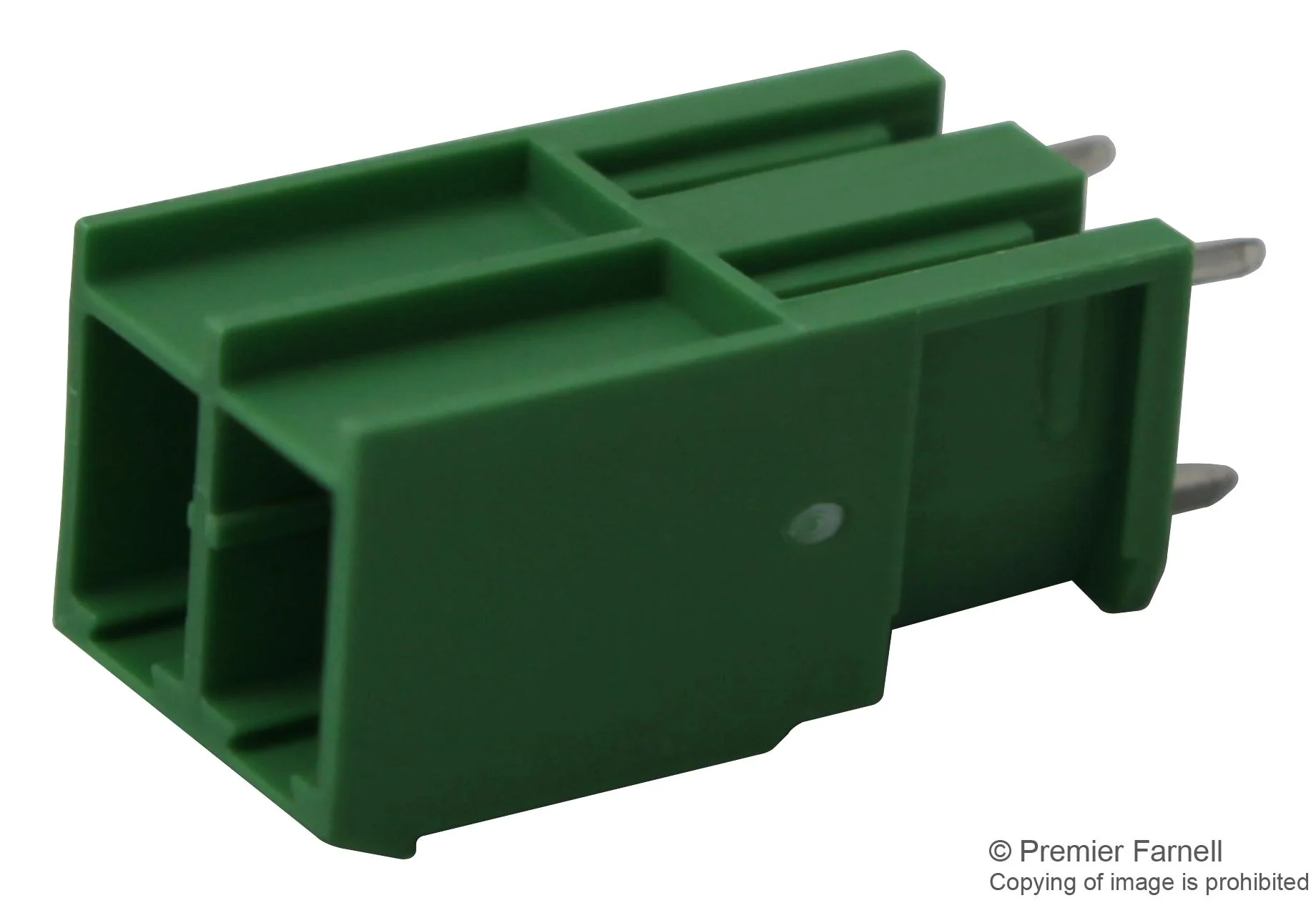 Phoenix Contact PCV 4/2-G-7.62 Terminal Block Vertical Header 7.62 mm 2 Ways 20 A 630 V Through Hole - Image 2