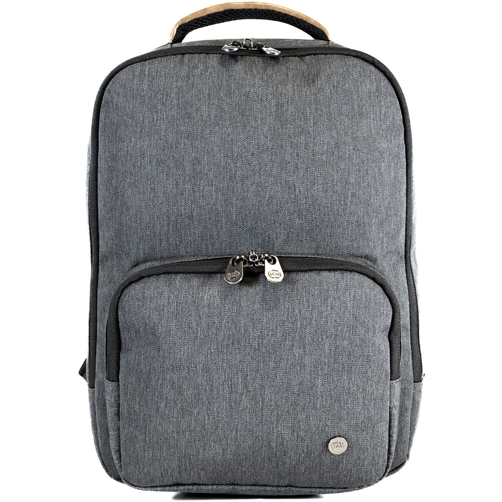 PKG International Robson Recycled Cross-Body Laptop Bag (Black/Gray, 12L) - Image 2