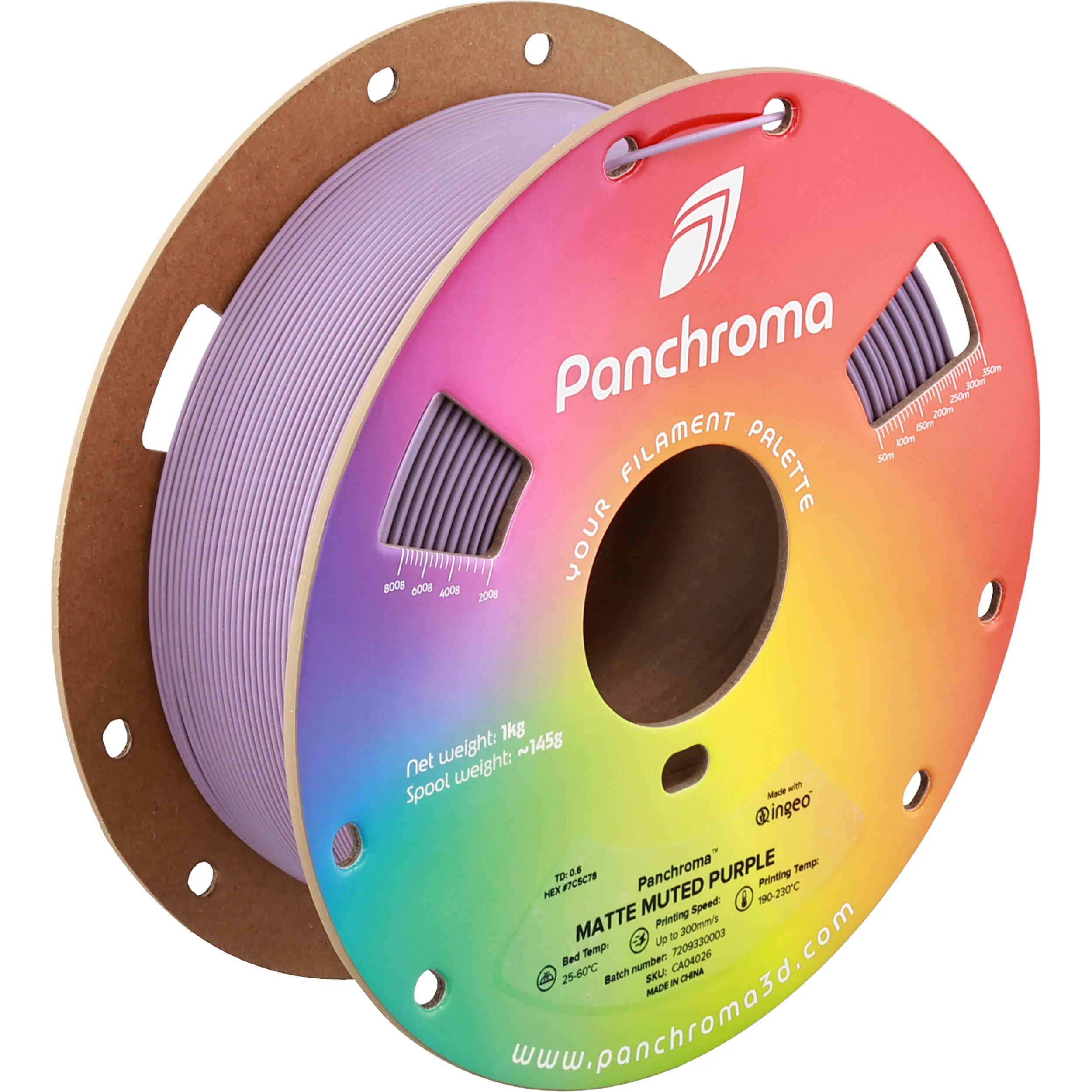 Polymaker Panchroma Matte PLA Filament (1kg, Muted Purple) - Image 5