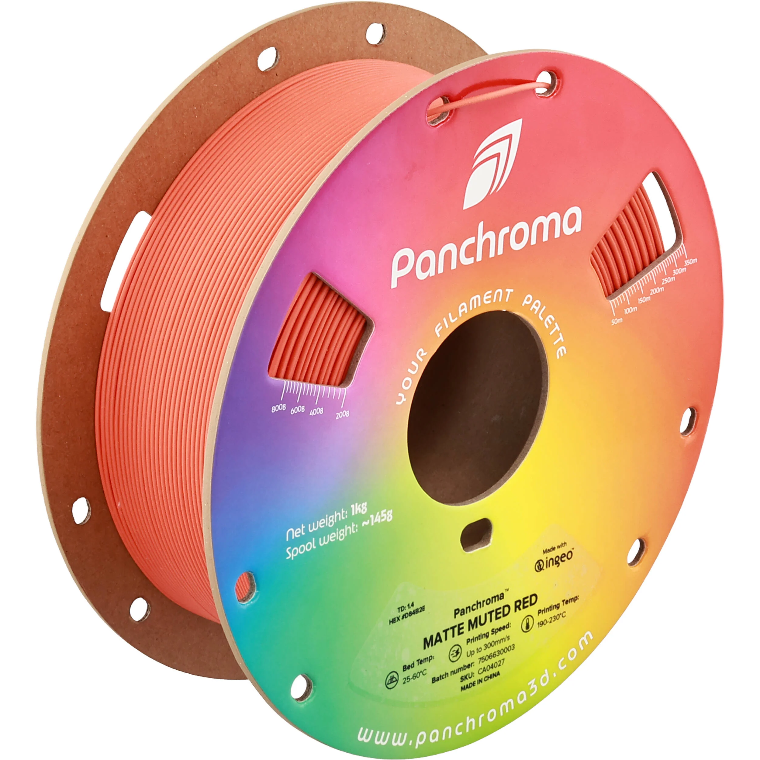 Polymaker Panchroma Matte PLA Filament (1kg, Muted Red) - Image 5