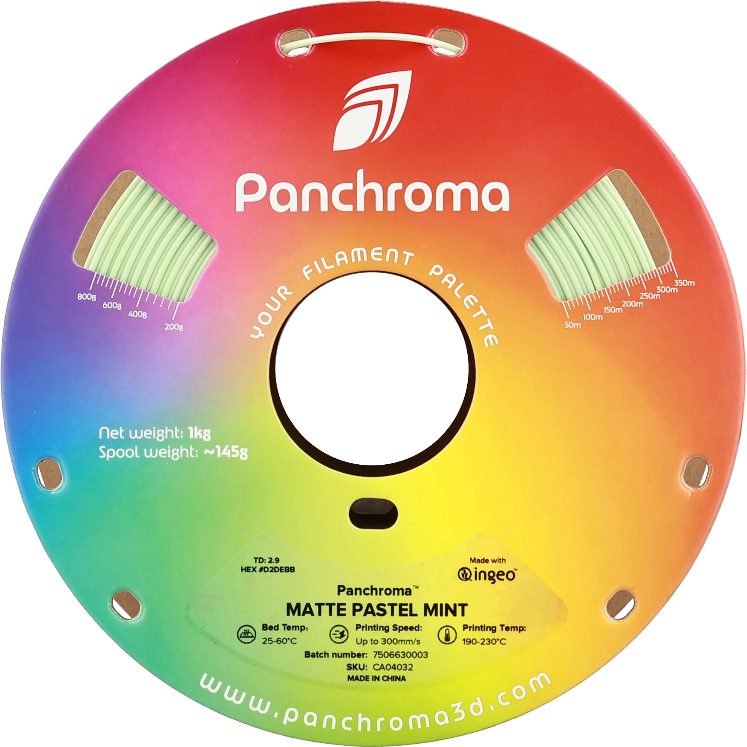 Polymaker Panchroma Matte PLA Filament (1kg, Pastel Mint) - Image 4