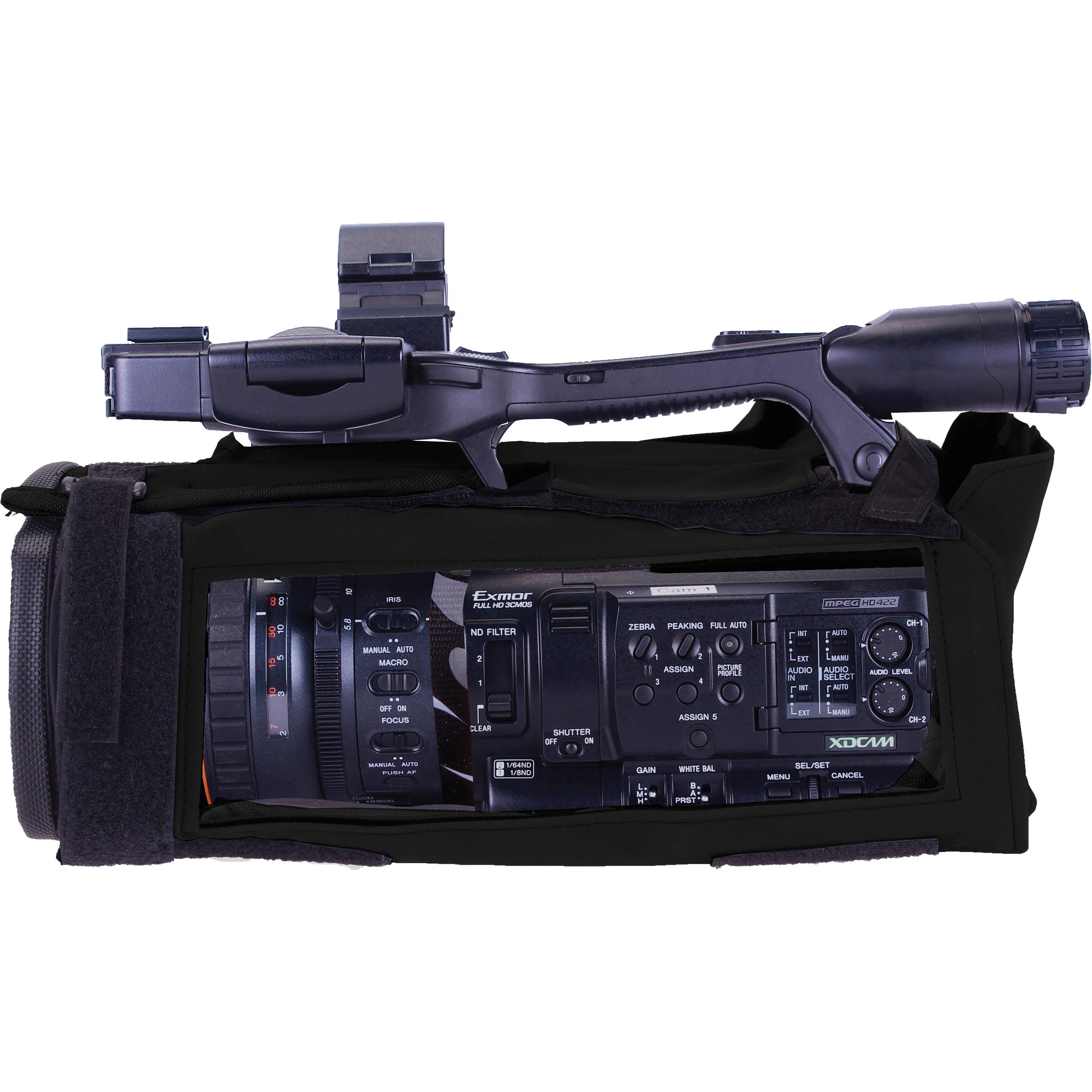 Porta Brace CBA-PMW200 Camera Body Armor for the Sony PMW-200 Camcorder (Black) - Image 3